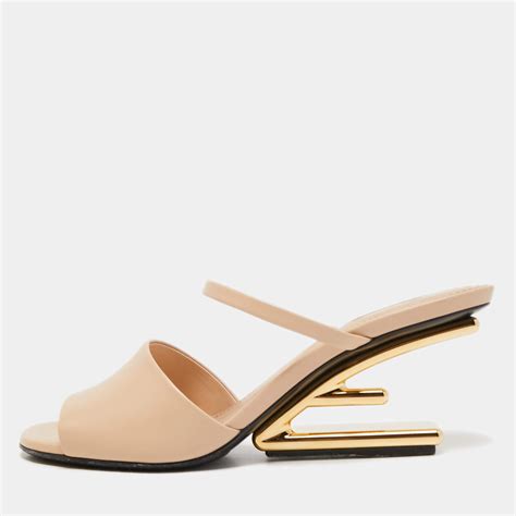 fendi beige sandals